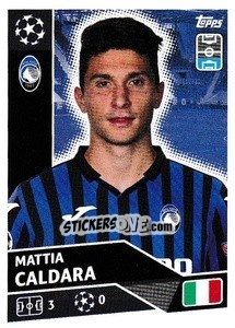 Sticker Mattia Caldara - UEFA Champions League 2020-2021 - Topps