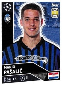 Sticker Mario Pašalić - UEFA Champions League 2020-2021 - Topps