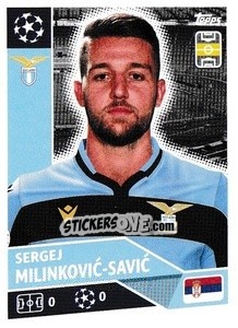 Cromo Sergej Milinković-Savić - UEFA Champions League 2020-2021 - Topps