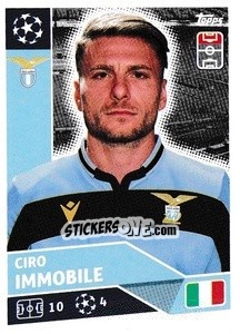 Figurina Ciro Immobile - UEFA Champions League 2020-2021 - Topps