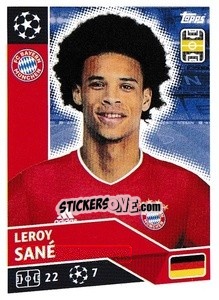 Cromo Leroy Sané - UEFA Champions League 2020-2021 - Topps