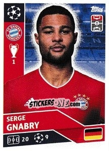 Figurina Serge Gnabry - UEFA Champions League 2020-2021 - Topps