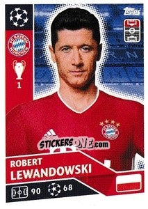 Sticker Robert Lewandowski - UEFA Champions League 2020-2021 - Topps