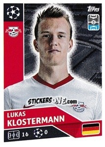 Sticker Lukas Klostermann - UEFA Champions League 2020-2021 - Topps