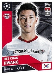 Sticker Hee Chan Hwang - UEFA Champions League 2020-2021 n. RBL17 - Topps
