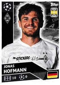Sticker Jonas Hofmann - UEFA Champions League 2020-2021 - Topps
