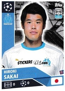 Sticker Hiroki Sakai - UEFA Champions League 2020-2021 - Topps