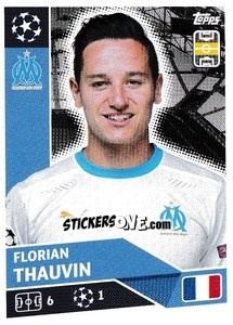 Sticker Florian Thauvin - UEFA Champions League 2020-2021 - Topps