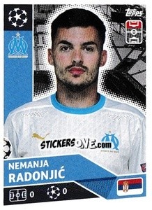 Figurina Nemanja Radonjić - UEFA Champions League 2020-2021 - Topps