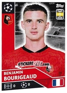 Sticker Benjamin Bourigeaud - UEFA Champions League 2020-2021 - Topps