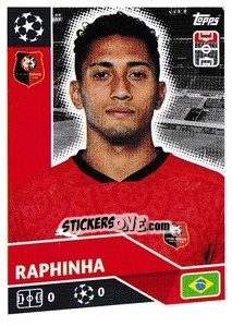 Sticker Raphinha - UEFA Champions League 2020-2021 - Topps