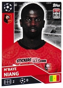 Cromo M'Baye Niang - UEFA Champions League 2020-2021 - Topps