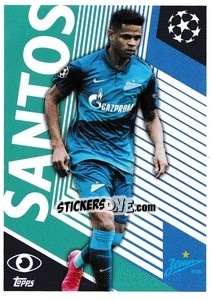 Figurina Douglas Santos (One to Watch) - UEFA Champions League 2020-2021 - Topps