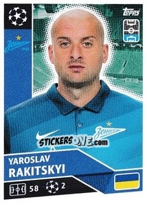 Sticker Yaroslav Rakitskiy - UEFA Champions League 2020-2021 - Topps