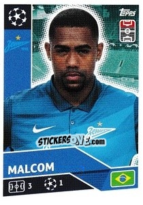 Sticker Malcom - UEFA Champions League 2020-2021 n. ZSP15 - Topps
