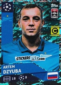 Cromo Artem Dzyuba (Captain) - UEFA Champions League 2020-2021 - Topps