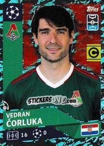 Sticker Vedran Ćorluka (Captain) - UEFA Champions League 2020-2021 - Topps