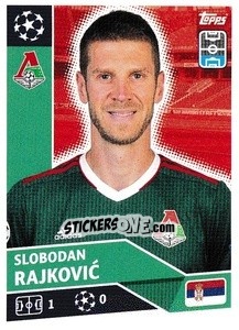 Sticker Slobodan Rajković - UEFA Champions League 2020-2021 - Topps