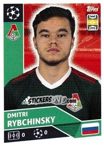 Sticker Dmitri Rybchinsky - UEFA Champions League 2020-2021 n. LMO12 - Topps