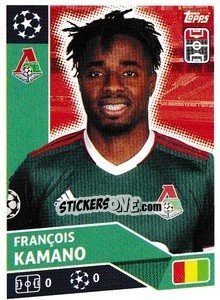 Sticker François Kamano - UEFA Champions League 2020-2021 - Topps