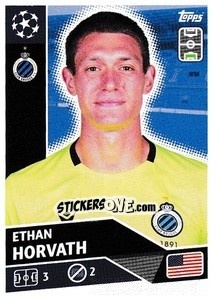 Figurina Ethan Horvath - UEFA Champions League 2020-2021 n. BRU3 - Topps