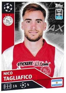 Sticker Nicolas Tagliafico - UEFA Champions League 2020-2021 - Topps