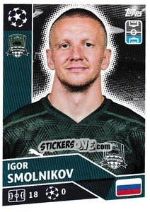 Sticker Igor Smolnikov - UEFA Champions League 2020-2021 - Topps