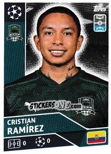 Sticker Cristian Ramírez - UEFA Champions League 2020-2021 - Topps