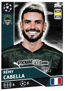 Sticker Rémy Cabella - UEFA Champions League 2020-2021 - Topps
