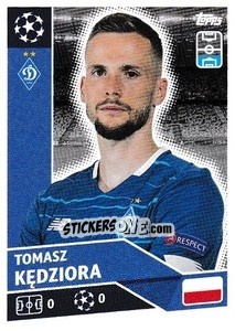 Sticker Tomasz Kedziora - UEFA Champions League 2020-2021 - Topps