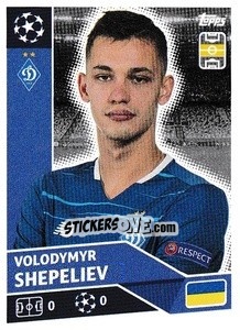 Sticker Volodymyr Shepeliev - UEFA Champions League 2020-2021 n. POF25 - Topps
