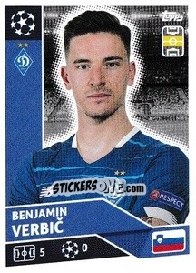 Sticker Benjamin Verbic - UEFA Champions League 2020-2021 - Topps