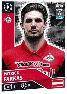 Sticker Patrick Farkas - UEFA Champions League 2020-2021 n. POF39 - Topps