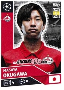 Sticker Masaya Okugawa - UEFA Champions League 2020-2021 - Topps