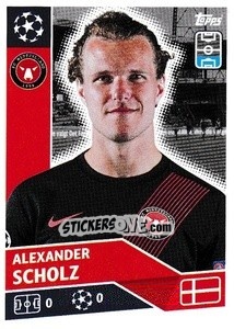 Sticker Alexander Scholz - UEFA Champions League 2020-2021 - Topps