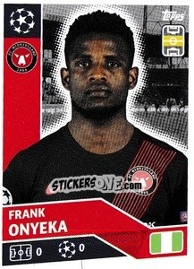 Sticker Frank Onyeka - UEFA Champions League 2020-2021 - Topps