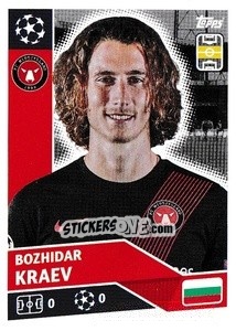 Sticker Bozhidar Kraev - UEFA Champions League 2020-2021 n. POF61 - Topps