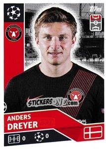 Sticker Anders Dreyer - UEFA Champions League 2020-2021 - Topps