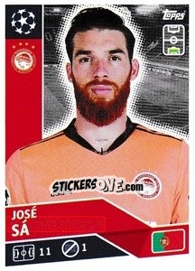 Figurina José Sá - UEFA Champions League 2020-2021 - Topps