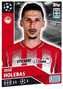 Cromo José Holebas - UEFA Champions League 2020-2021 - Topps