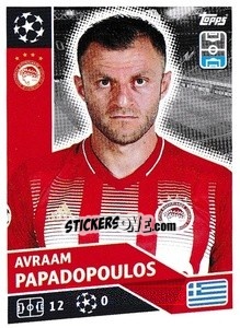 Figurina Avraam Papadopoulos - UEFA Champions League 2020-2021 - Topps