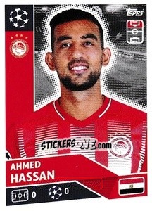 Sticker Ahmed Hassan - UEFA Champions League 2020-2021 - Topps