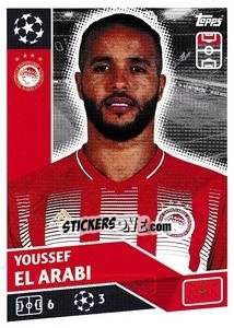 Sticker Youssef El Arabi - UEFA Champions League 2020-2021 n. POF80 - Topps