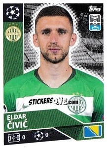 Sticker Eldar Čivić - UEFA Champions League 2020-2021 - Topps