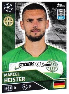 Sticker Marcel Heister - UEFA Champions League 2020-2021 - Topps