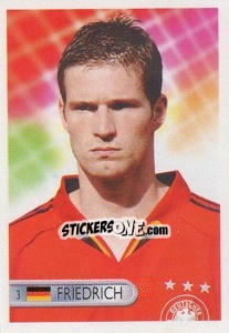 Sticker Arne Friedrich - Mundocrom World Cup 2006 - NO EDITOR