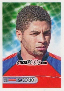 Sticker Alvaro Saborio - Mundocrom World Cup 2006 - NO EDITOR