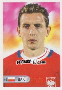 Sticker Jacek Bak - Mundocrom World Cup 2006 - NO EDITOR