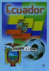 Sticker Flag/emblem - Mundocrom World Cup 2006 n. 52 - NO EDITOR