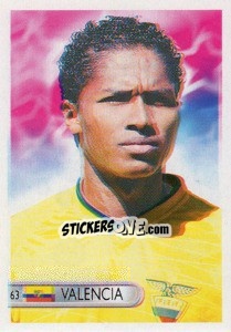 Sticker Antonio Valencia - Mundocrom World Cup 2006 - NO EDITOR